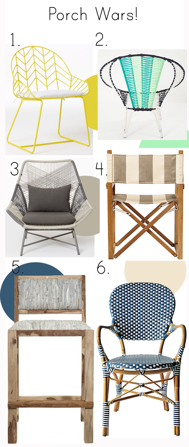 Porch Wars... The Best Outdoor Seats For Your Seat!