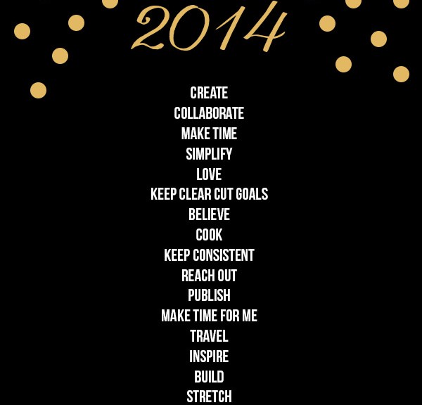 2014 New Year's Resolutions…