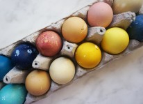 Organically Dyed Easter Eggs...